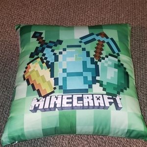 ♡SOLD♡Minecraft Pillow Brand New
